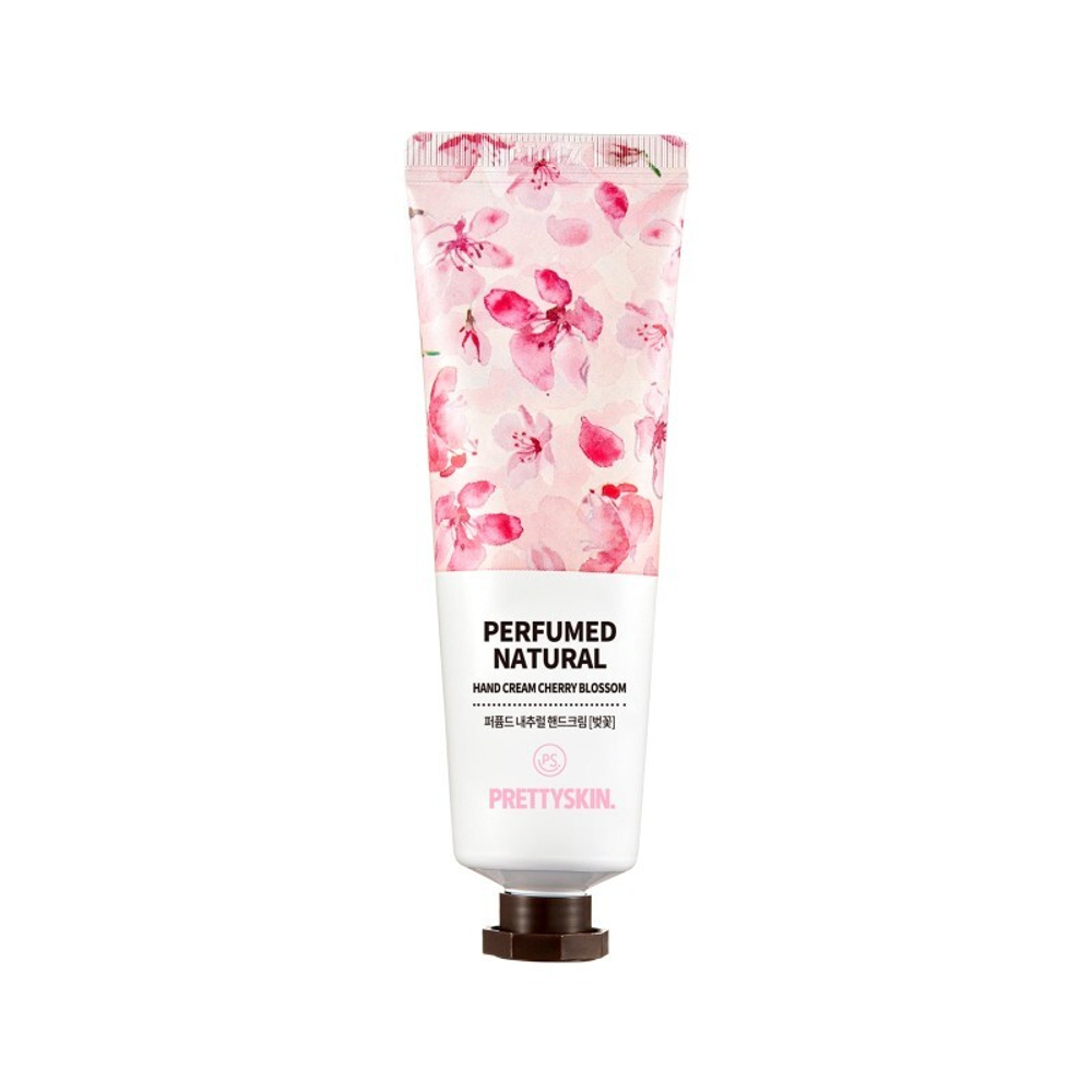 Крем для рук с экстрактом цветков вишни PRETTYSKIN Perfumed Natural Hand Cream Cherry Blossom 30 мл