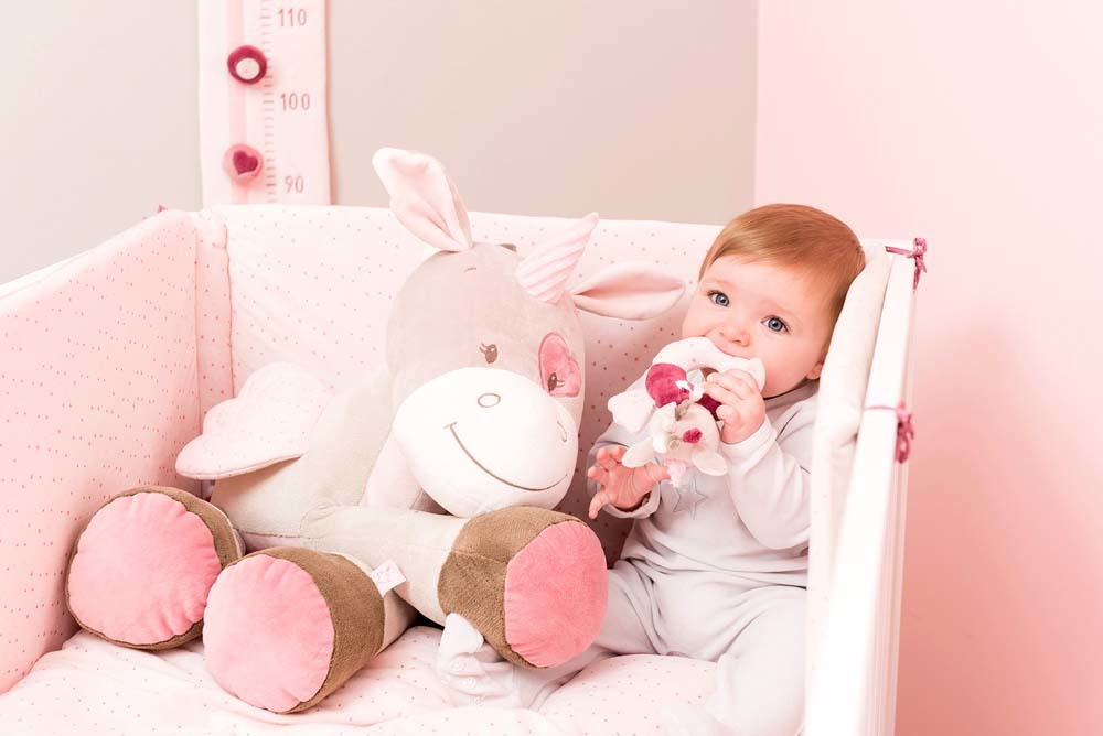 Мягкая игрушка Nattou Soft Toy Nina, Jade & Lili 75 см