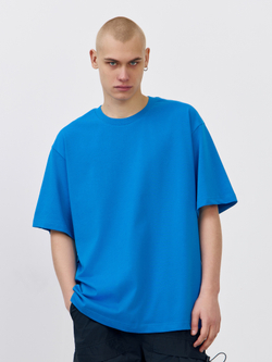 Футболка плотная (синий)