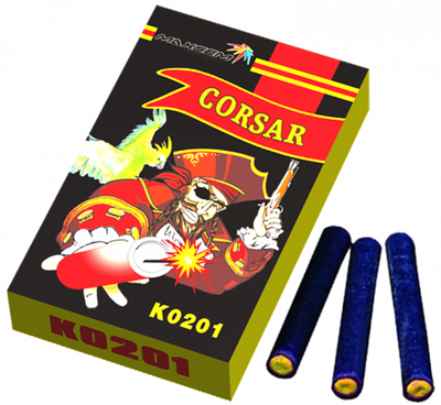 K0201 Петарды "Корсар 1" (1 блок / 10 упаковок)