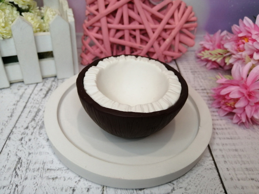 Силиконовая форма Кокос (скорлупа и мякоть по отдельности)