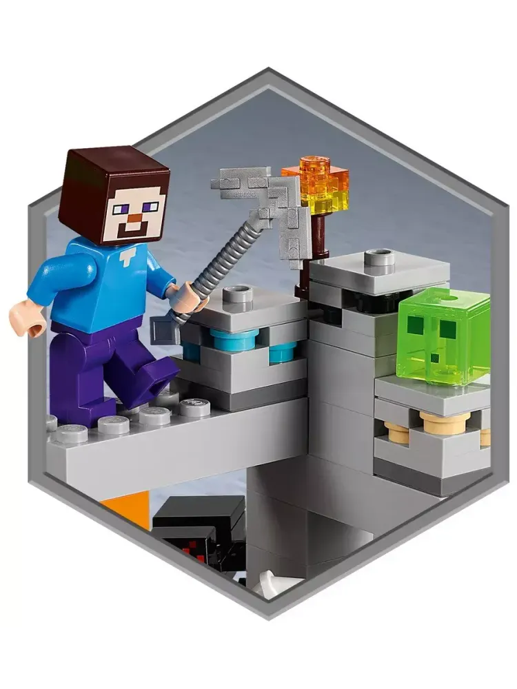 Конструктор Minecraft 21166 Заброшенная шахта