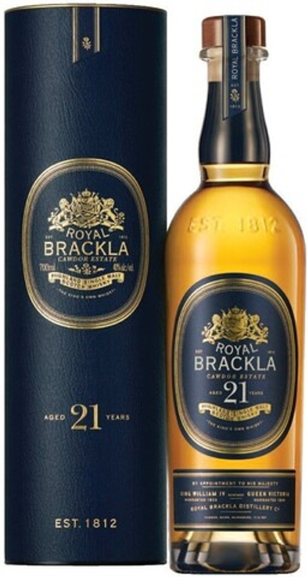 Виски Royal Brackla 21 Years Old in tube, 0.7 л