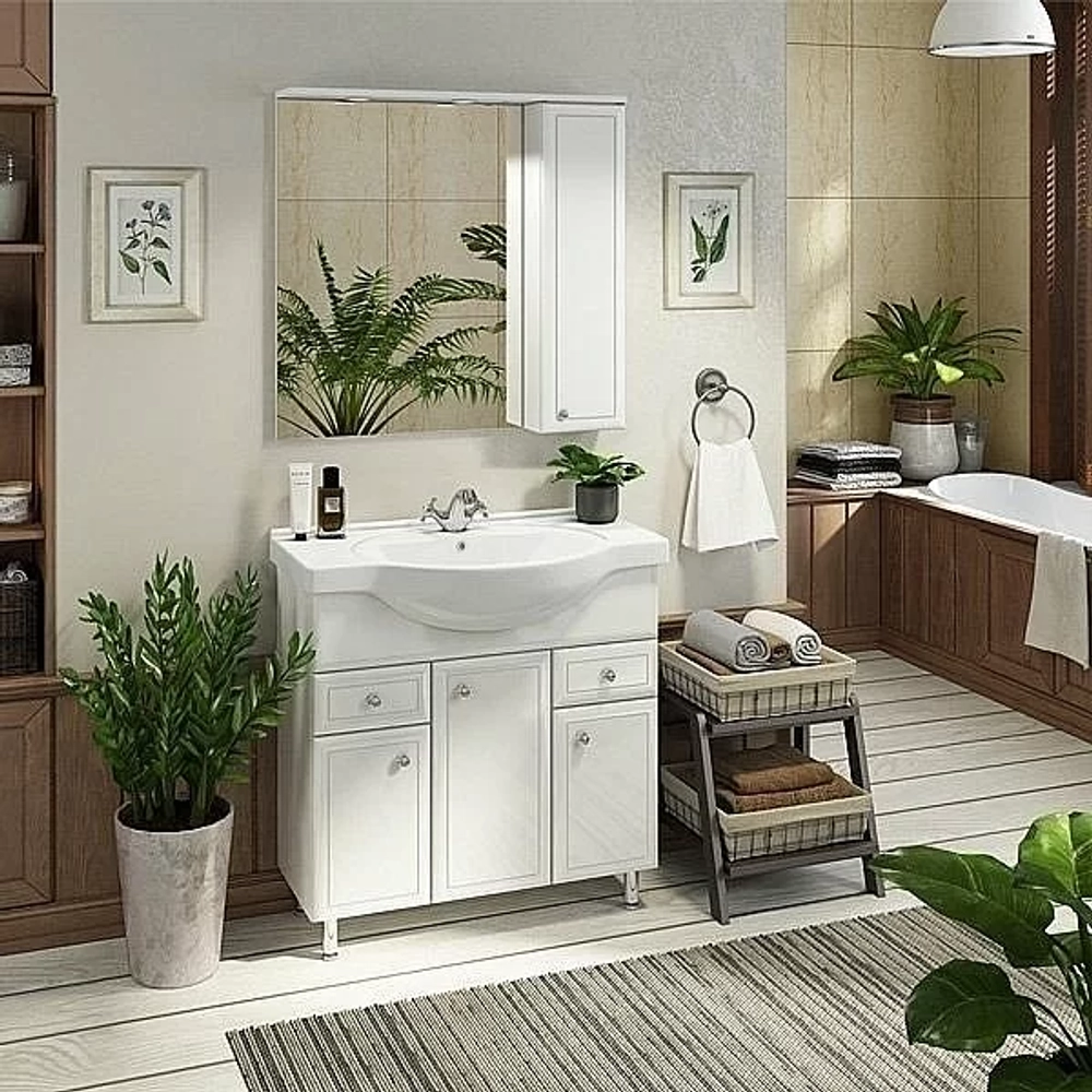 Тумба с раковиной Сенеж 87 Comforty Сочи 85