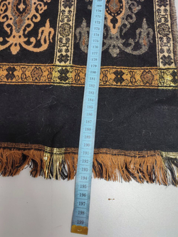 Шарф с шерстью