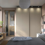 Гардероб - PAX / HASVIK IKEA/ПАКС/  ХАСВИК ИКЕА,  236х200 см, бежевый