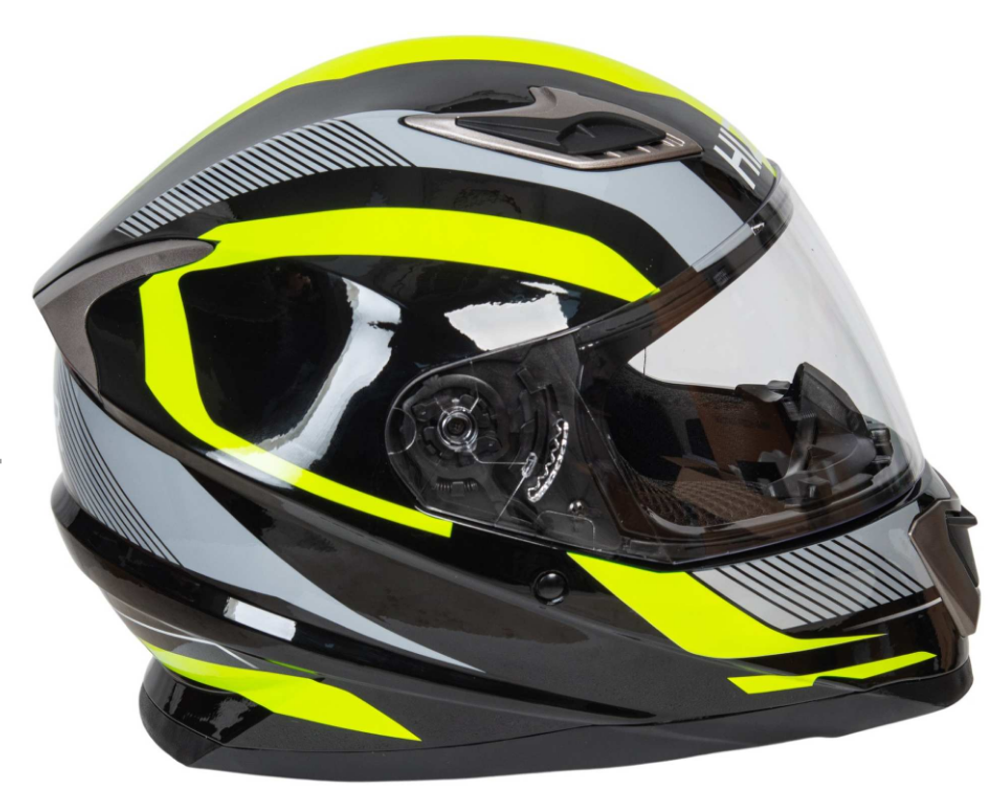 Шлем мото интеграл HIZER B562 №1 (XL) black/yellow