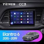 Teyes CC3 9" для Hyundai Elantra 6 2015-2019 (прав)