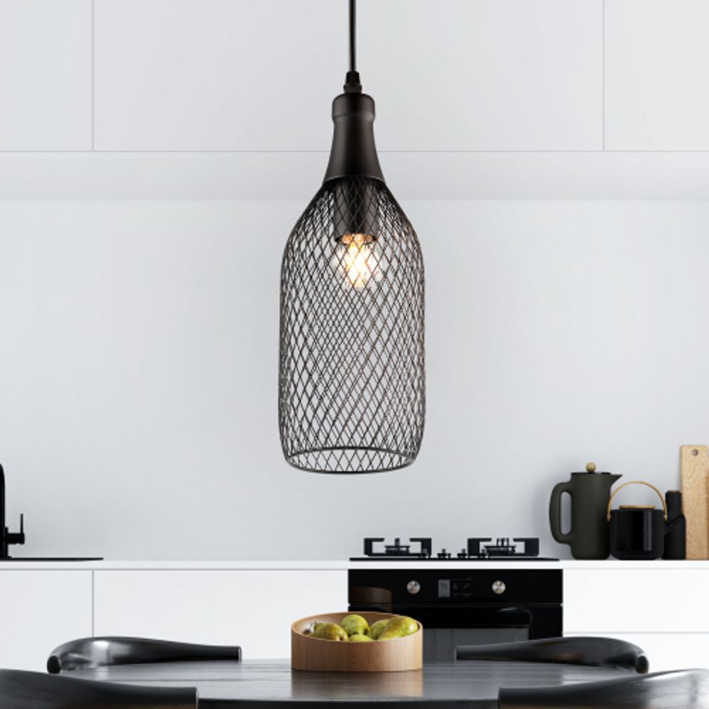 Светильник подвесной (подвес) Rivoli   5074-201 1 х E27 60 Вт лофт - кантри