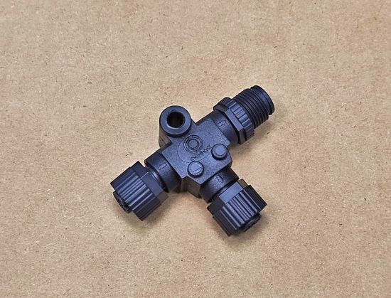 NMEA 2000 M12 5pin T-Коннектор 3 порта