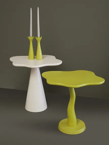 Столик приставной fluid, 56х49 см, лайм