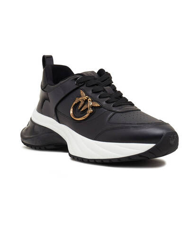 Кожаные кроссовки ariel Pinko - черный(SS0027 P025)