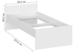 Комплект детской мебели Валенсия комплектация 3 белый текстурный