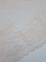 Кружево эластичное пудра КС94 (23 см)