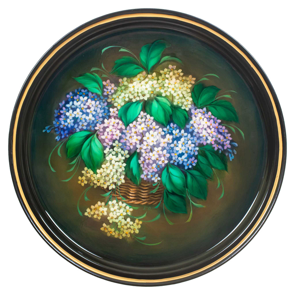 Zhostovo metal tray A9D02052023012