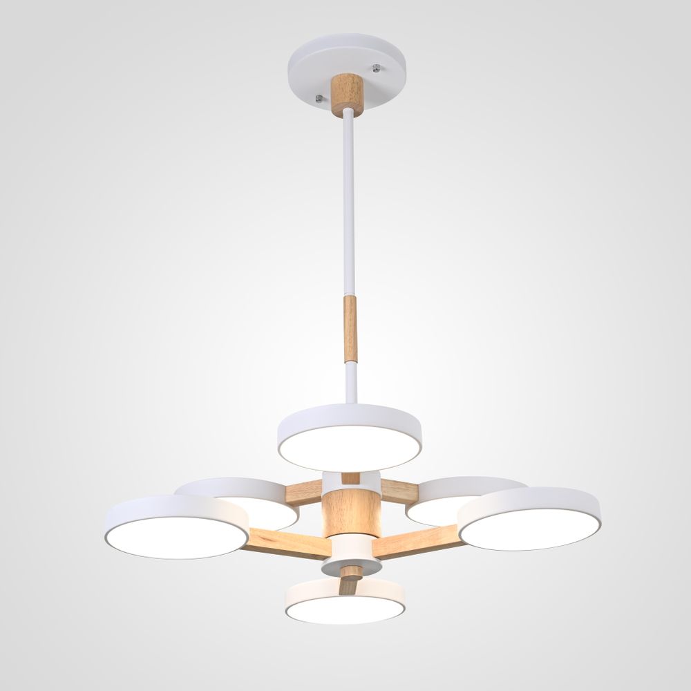 Люстра на штанге TURNA DBL L6 White