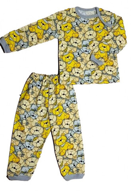 Пижама 602/34 мишка желтый