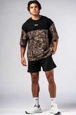 Футболка Oversized Tee POWER 898 LIGHT BROWN CAMO