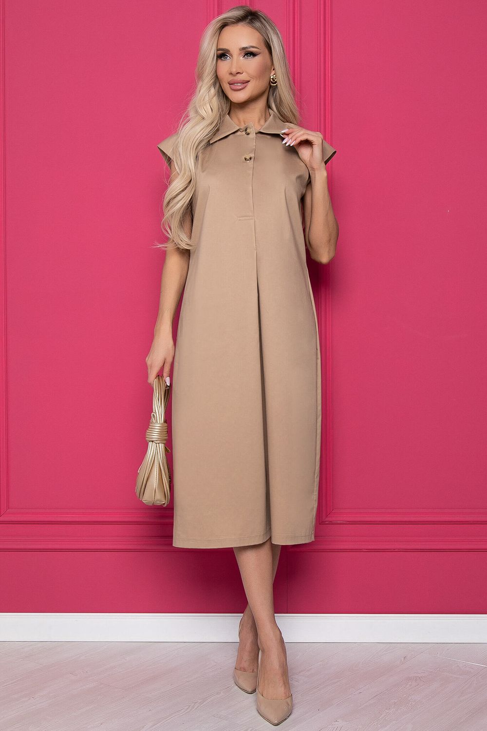 Платье "Нюансы стиля" (беж) П8752 LT Collection