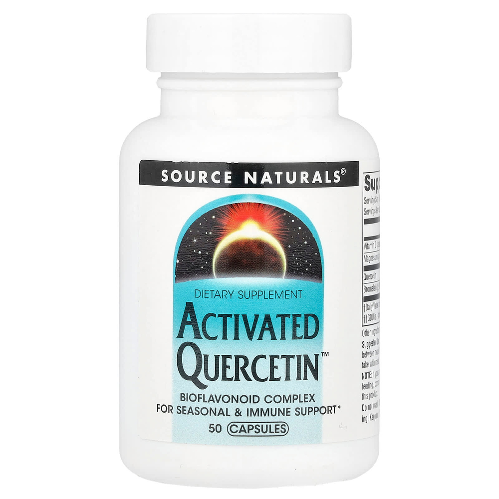 Source Naturals, Activated Quercetin ™, 50 капсул