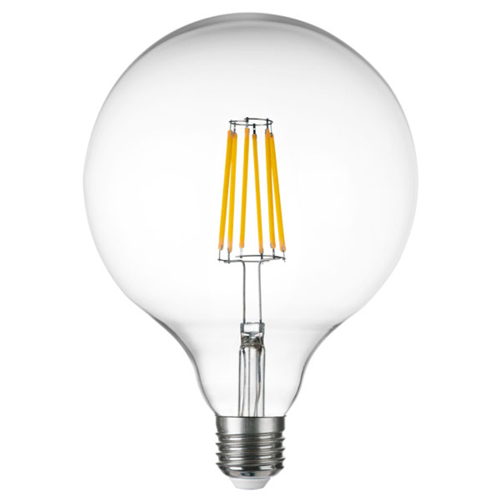 933204 Лампа энергосберегающая LED FILAMENT 220V G125 E27 10W=100W 920LM 360G CL 4000K 30000H