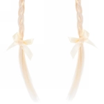 Ободок карнавальный с косами «Королева цветов» 46 см, микс