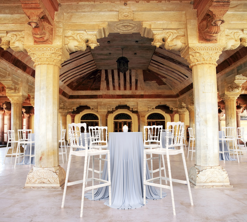 Стул пластиковый барный Siesta Contract Opera Bar 75, белый