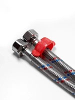 Гибкая подводка для воды 1/2" гайка-штуцер 50 cм, с ключом