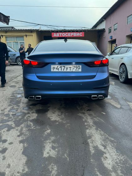 Пленка матовый металлик синий Ghost Metallic Dark Blue Сarbins