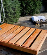 Поддон для уличного душа Top D 106