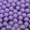 Матовые полубусины, Лаванда матовая