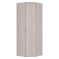 Шкаф угловой для одежды Белла, ясень белый