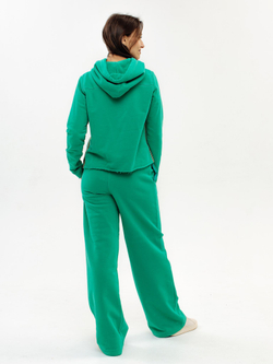 Зеленые женские брюки палаццо