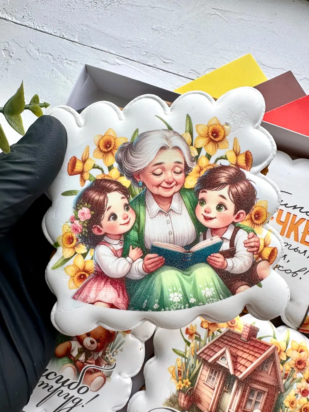 Подарочный набор имбирных пряников для няни