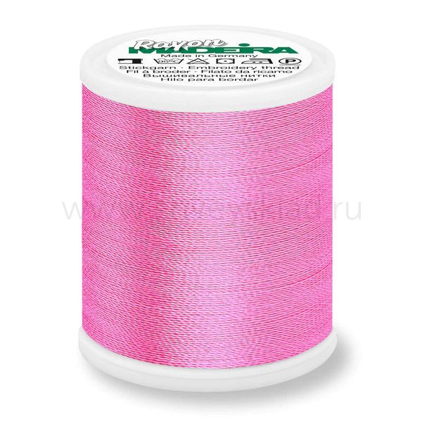 Нитки вышивальные вискоза Madeira Rayon №40, 200 м, цв. 1107, 9840, 5 катушек