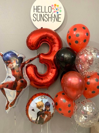 Набор шаров Леди Баг 3