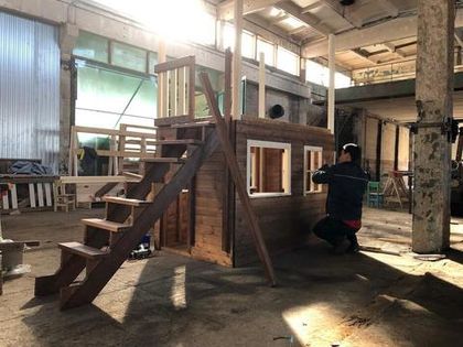 В Заокском районе запущено производство детских игровых комплексов