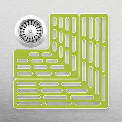 Подложка для раковины универсальная sinksaver™ серая-белая