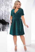Платье "Вивьен" (мерцающий изумруд) П4493 LT Collection