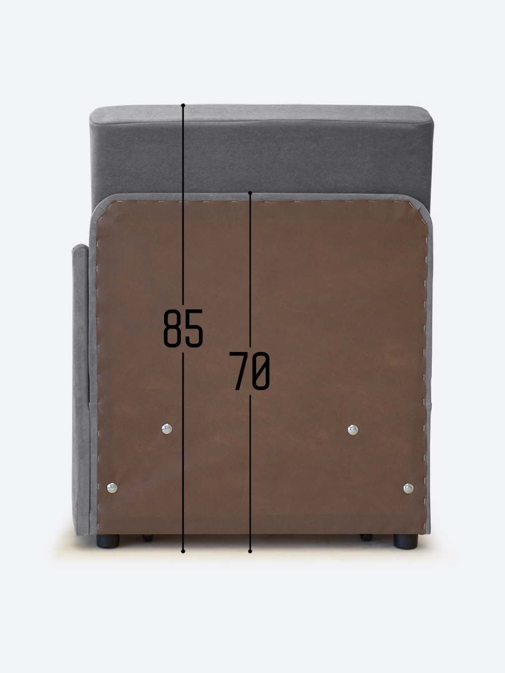 Кресло-кровать "Миник" с левым подлокотником, под левую руку