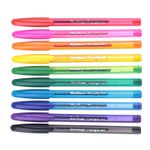 Набор гелевых ручек 10цв. Berlingo Triangle Gel, 0.5мм, корпус ассорти