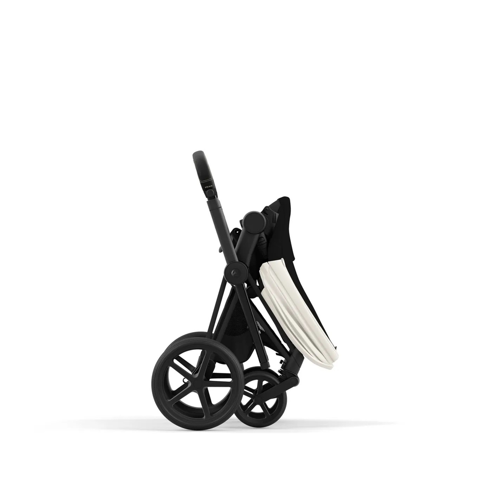 Коляска Cybex Priam IV 3 в 1 цвет Off White на шасси Matt Black