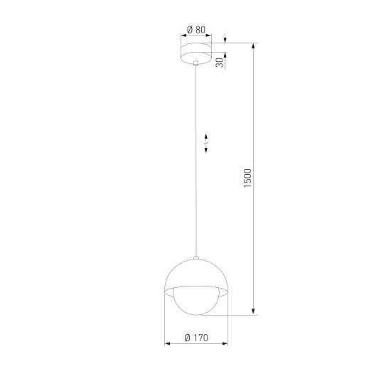 10205 / подвесной светильник / Bono