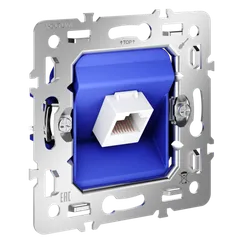 Механизм розетки компьютерной RJ45 кат.6, S70 vls0601m
