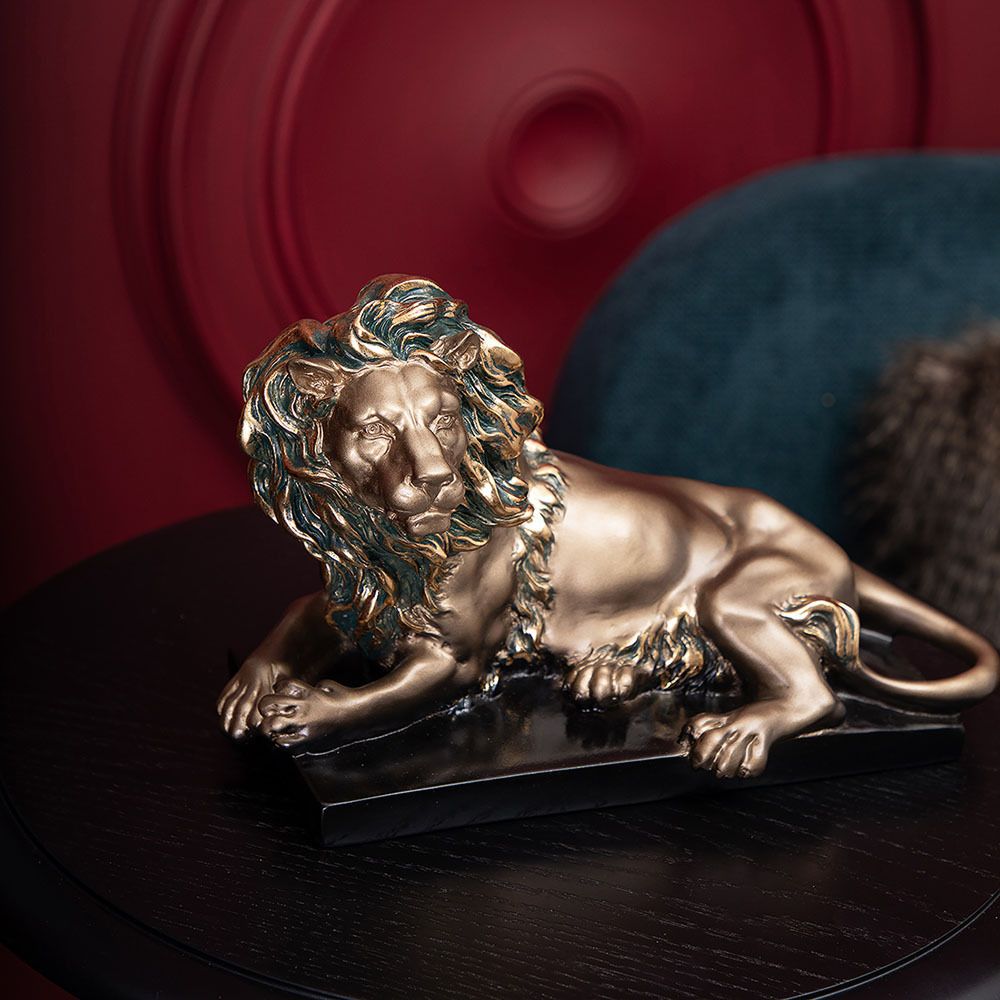 Статуэтка Лев Царь Зверей Бронза