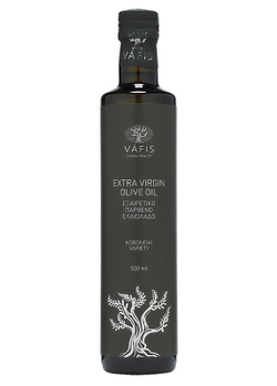 Оливковое масло нерафинированноеVAFIS Extra Virgin от NIKITAKIS в стекл. бут. 250 мл, Греция