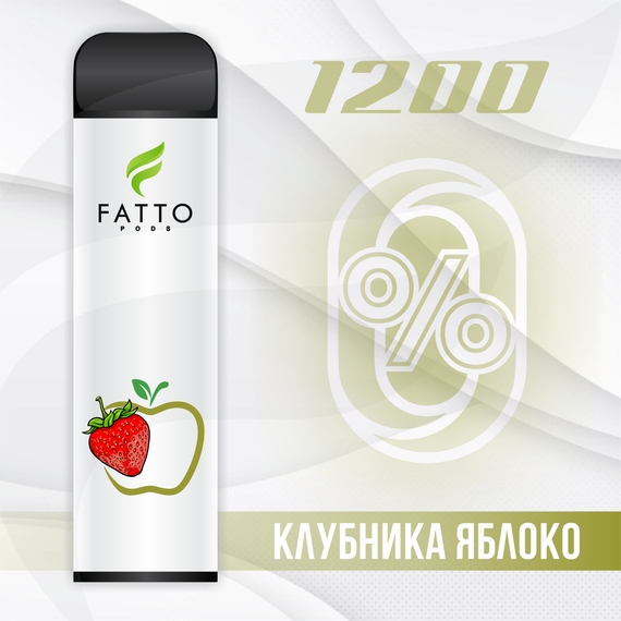 FATTO PODS ZERO - Strawberry Apple (0% nic)