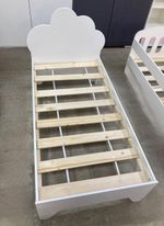 Кровать Облако 800*1600 белый/белый (ладе)