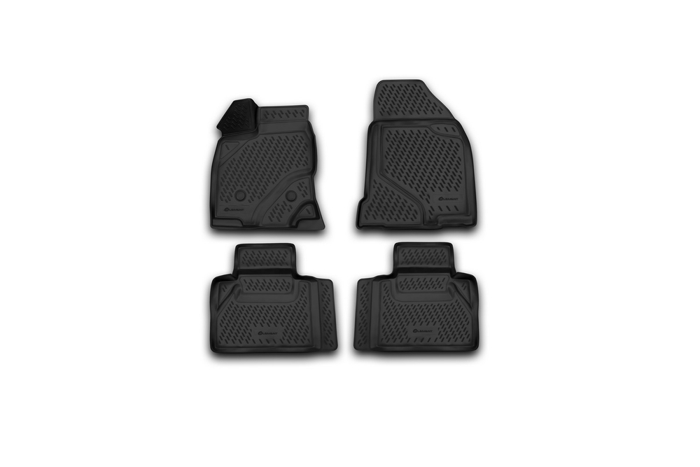 Коврики 3D в салон FORD Edge, 2013- 4 шт. (полиуретан) Element.CARFRD00023K