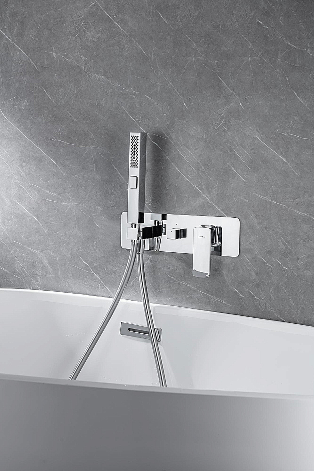 Смеситель для ванны Allen Brau Infinity 5.21007-BN никель брашированный